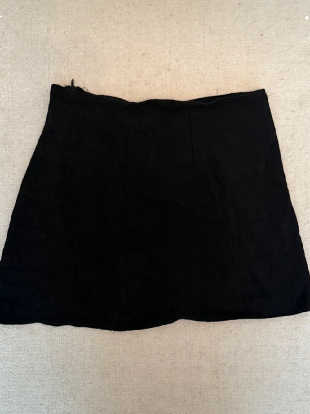 Princess Polly Black Mini Skirt — Sleek A-Line